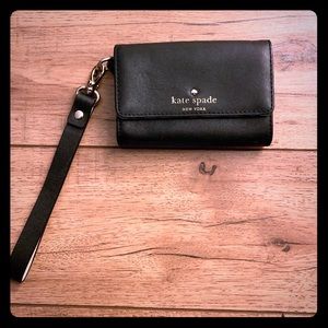 Kate Spade black wristlet!